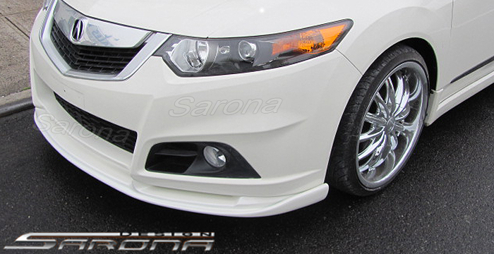 Custom Acura TSX  Coupe Front Add-on Lip (2009 - 2014) - $425.00 (Part #AC-005-FA)